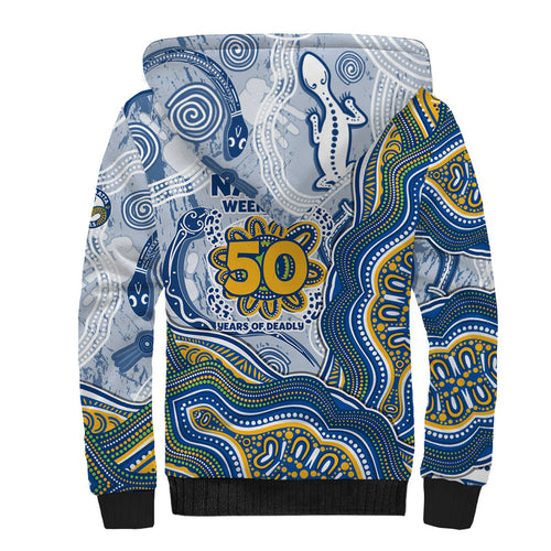 Parramatta Eels NAIDOC Week 2026 Sherpa Hoodie First Nations of Australia Aboriginal Mascot Rugby