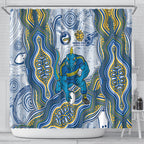 Parramatta Eels NAIDOC Week 2026 Shower Curtain First Nations of Australia Aboriginal Mascot Rugby