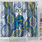 Parramatta Eels NAIDOC Week 2026 Shower Curtain First Nations of Australia Aboriginal Mascot Rugby