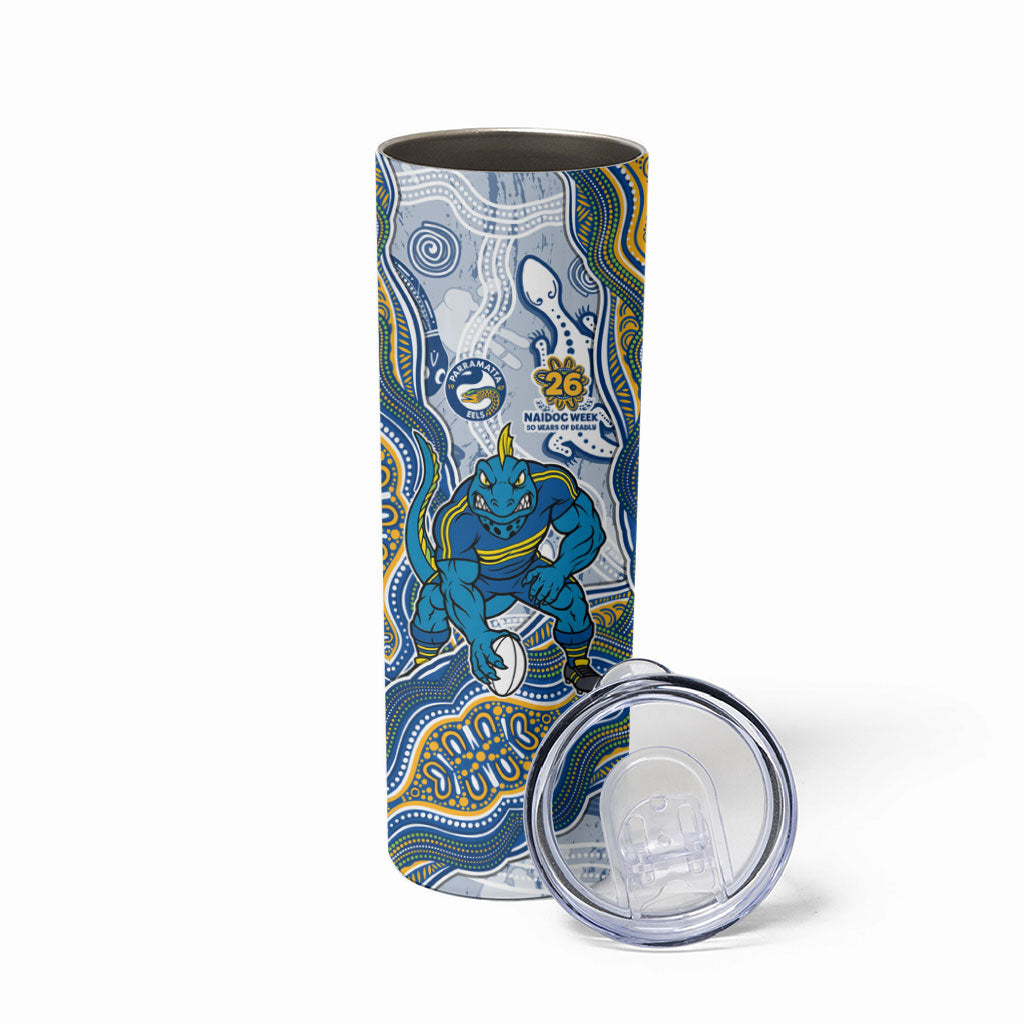 Parramatta Eels NAIDOC Week 2026 Skinny Tumbler First Nations of Australia Aboriginal Mascot Rugby