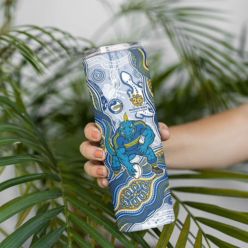 Parramatta Eels NAIDOC Week 2026 Skinny Tumbler First Nations of Australia Aboriginal Mascot Rugby