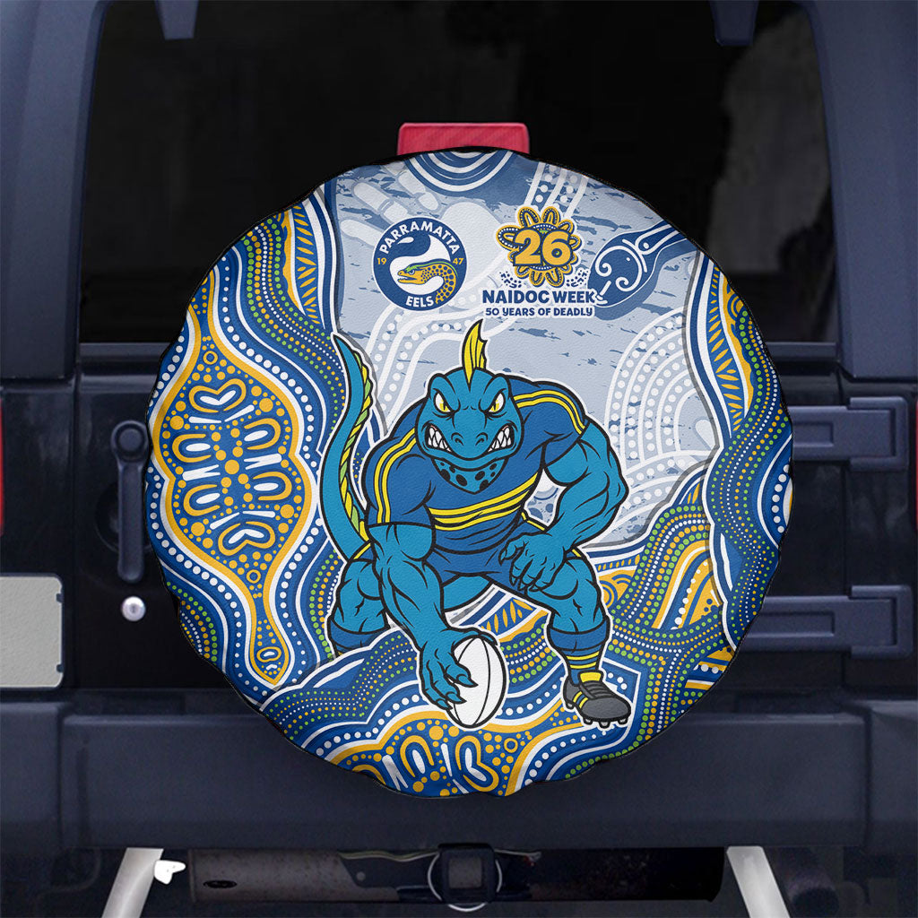Parramatta Eels NAIDOC Week 2026 Spare Tire Cover First Nations of Australia Aboriginal Mascot Rugby