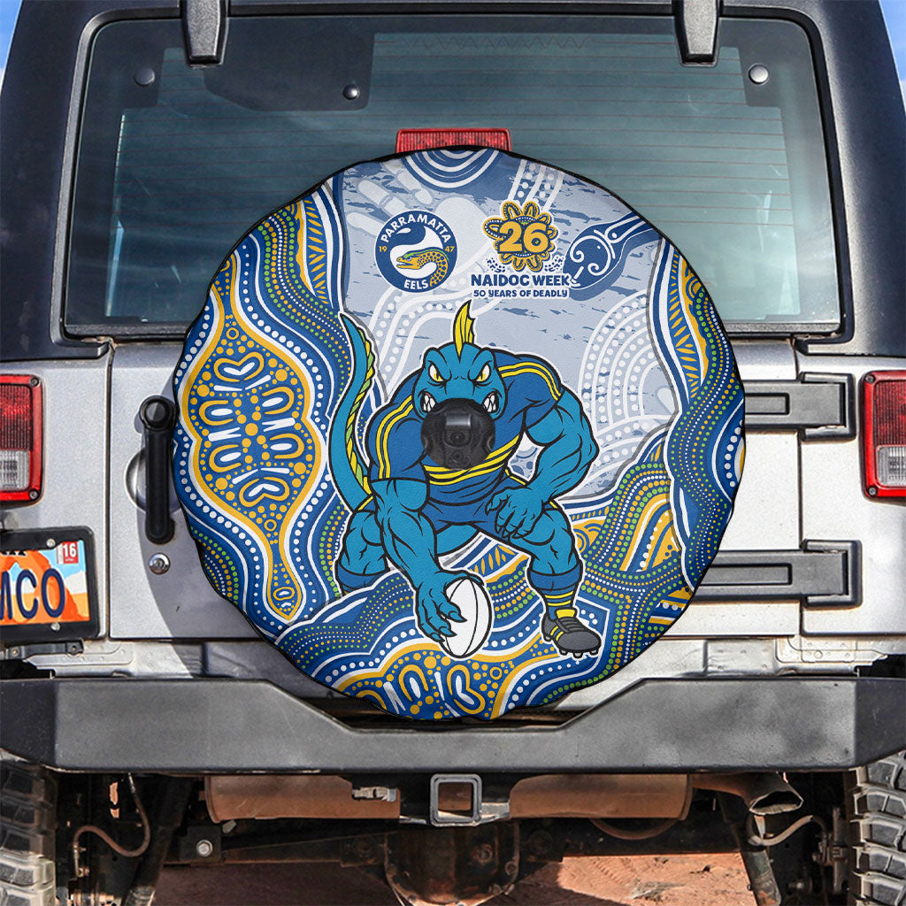 Parramatta Eels NAIDOC Week 2026 Spare Tire Cover First Nations of Australia Aboriginal Mascot Rugby