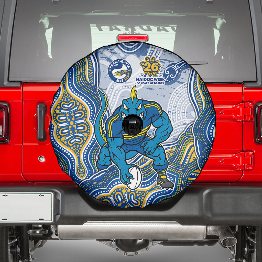 Parramatta Eels NAIDOC Week 2026 Spare Tire Cover First Nations of Australia Aboriginal Mascot Rugby