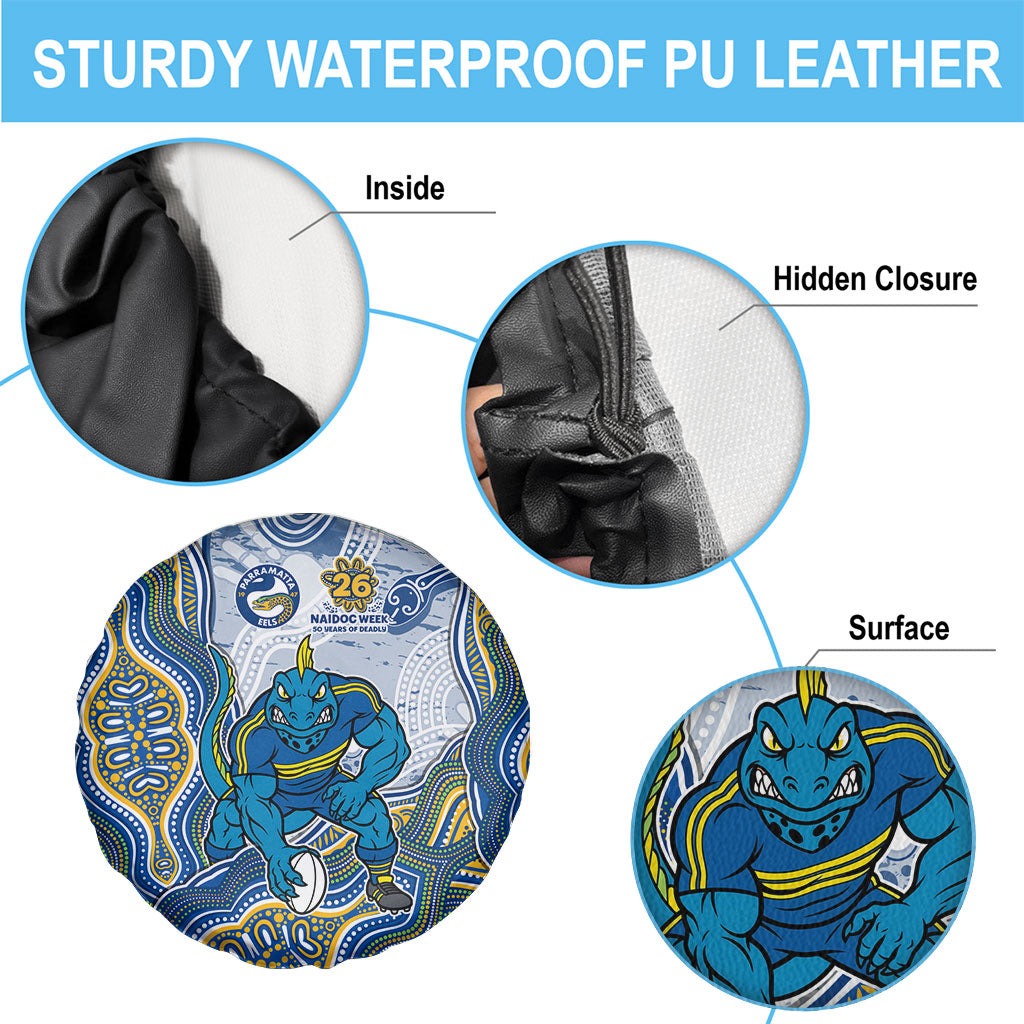 Parramatta Eels NAIDOC Week 2026 Spare Tire Cover First Nations of Australia Aboriginal Mascot Rugby