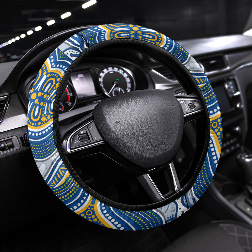 Parramatta Eels NAIDOC Week 2026 Steering Wheel Cover First Nations of Australia Aboriginal Mascot Rugby