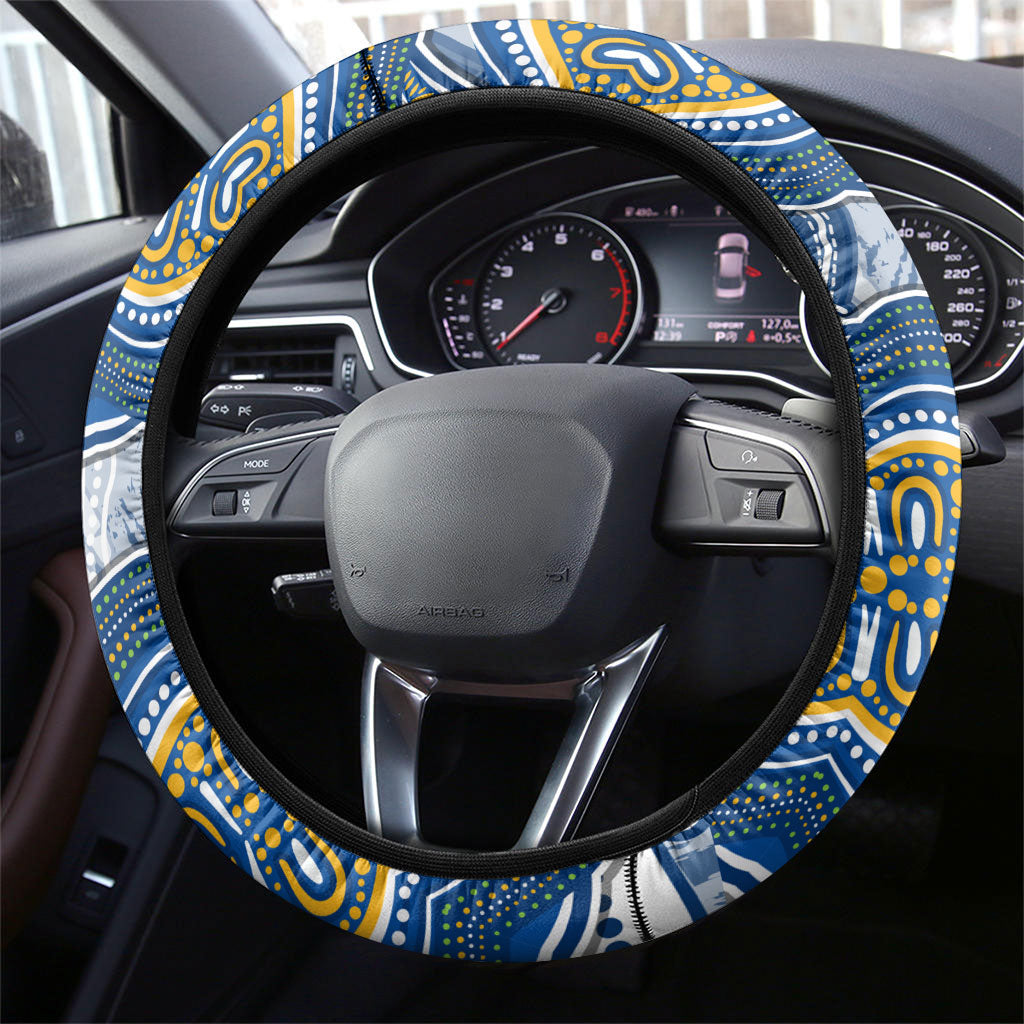 Parramatta Eels NAIDOC Week 2026 Steering Wheel Cover First Nations of Australia Aboriginal Mascot Rugby