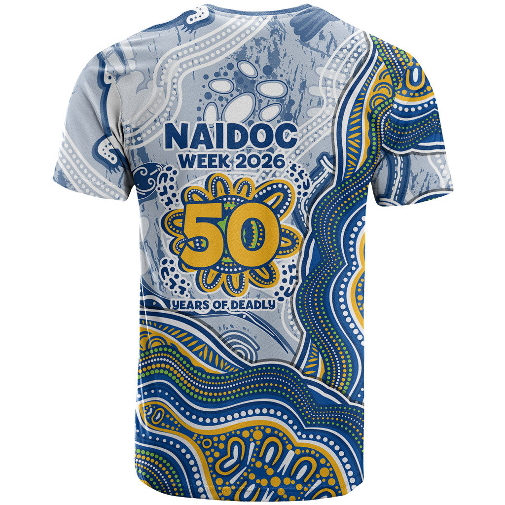 Parramatta Eels NAIDOC Week 2026 T Shirt First Nations of Australia Aboriginal Mascot Rugby