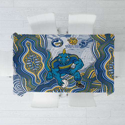 Parramatta Eels NAIDOC Week 2026 Tablecloth First Nations of Australia Aboriginal Mascot Rugby