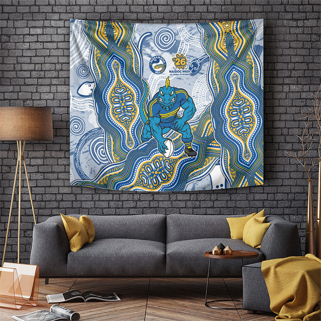 Parramatta Eels NAIDOC Week 2026 Tapestry First Nations of Australia Aboriginal Mascot Rugby
