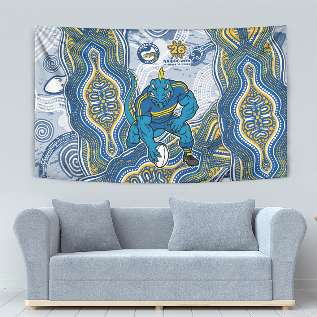 Parramatta Eels NAIDOC Week 2026 Tapestry First Nations of Australia Aboriginal Mascot Rugby