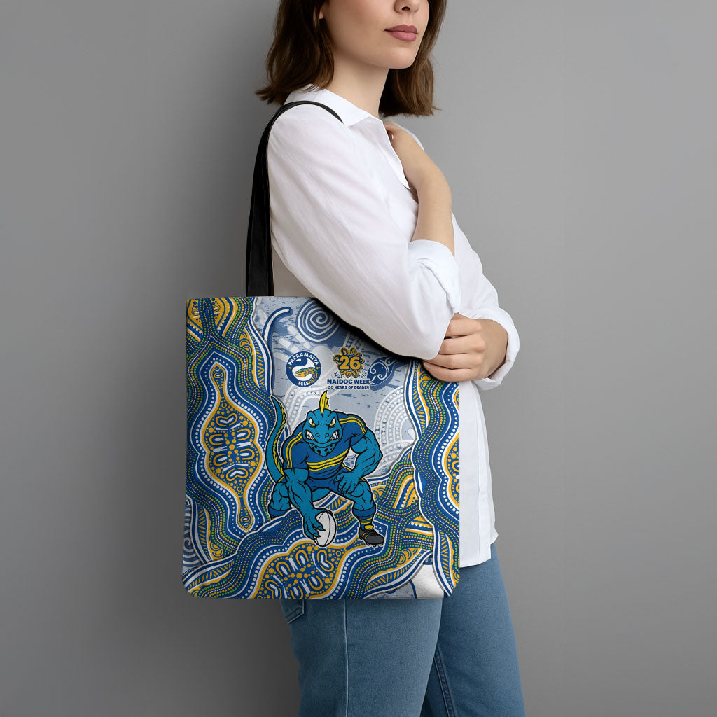 Parramatta Eels NAIDOC Week 2026 Tote Bag First Nations of Australia Aboriginal Mascot Rugby