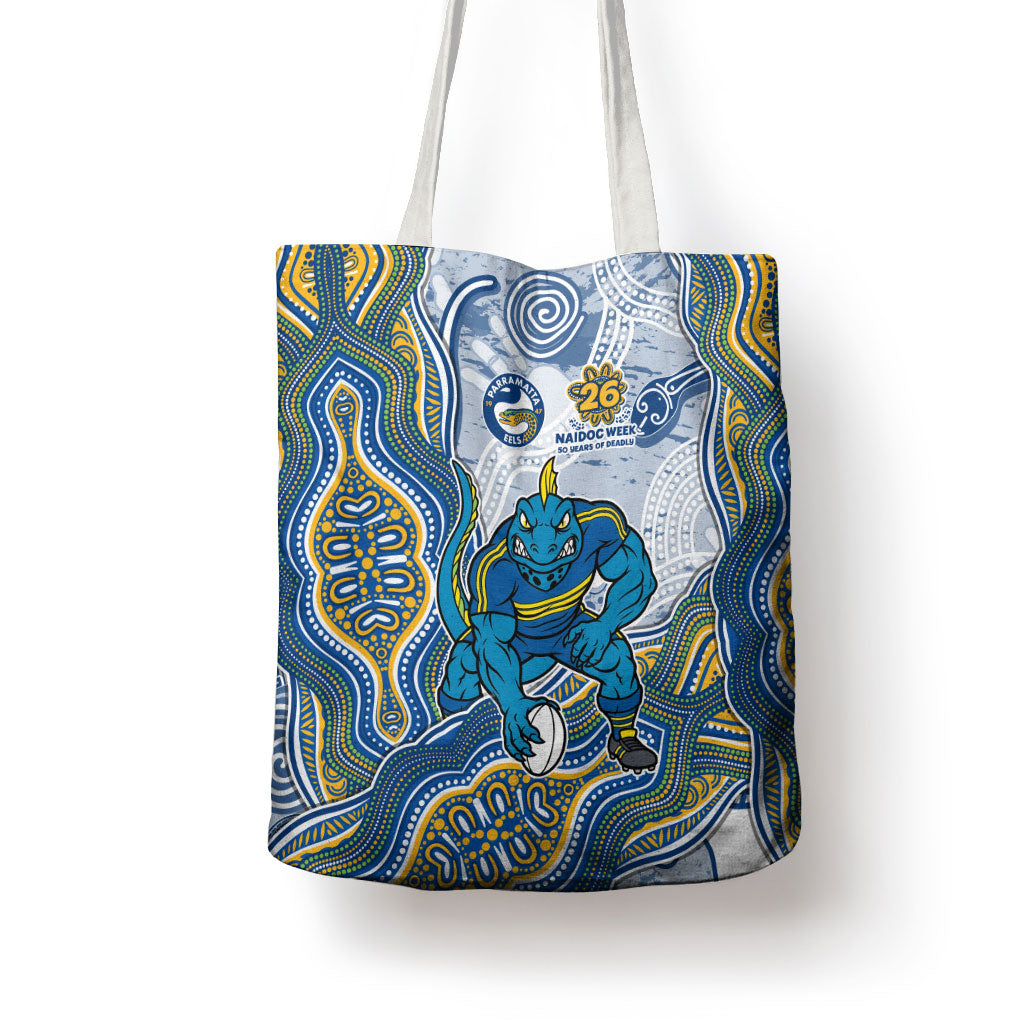 Parramatta Eels NAIDOC Week 2026 Tote Bag First Nations of Australia Aboriginal Mascot Rugby