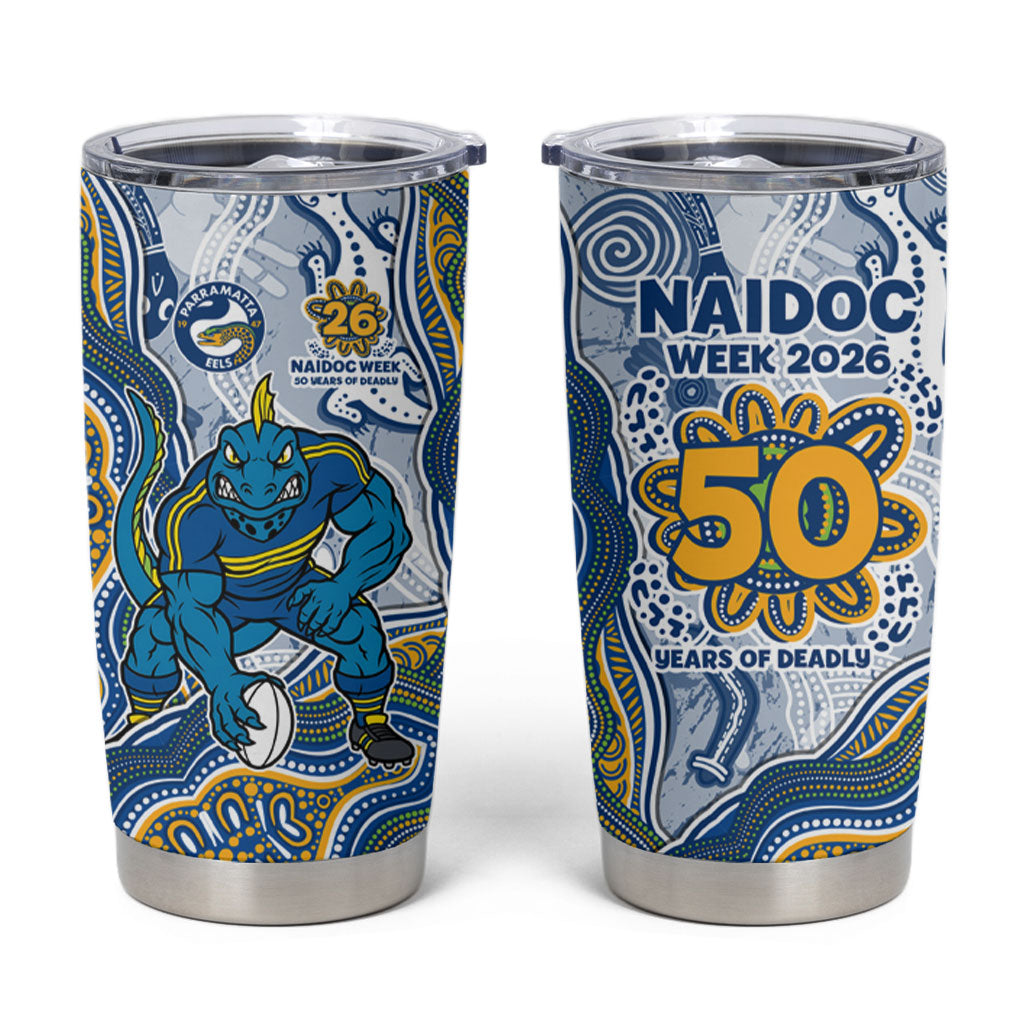 Parramatta Eels NAIDOC Week 2026 Tumbler Cup First Nations of Australia Aboriginal Mascot Rugby