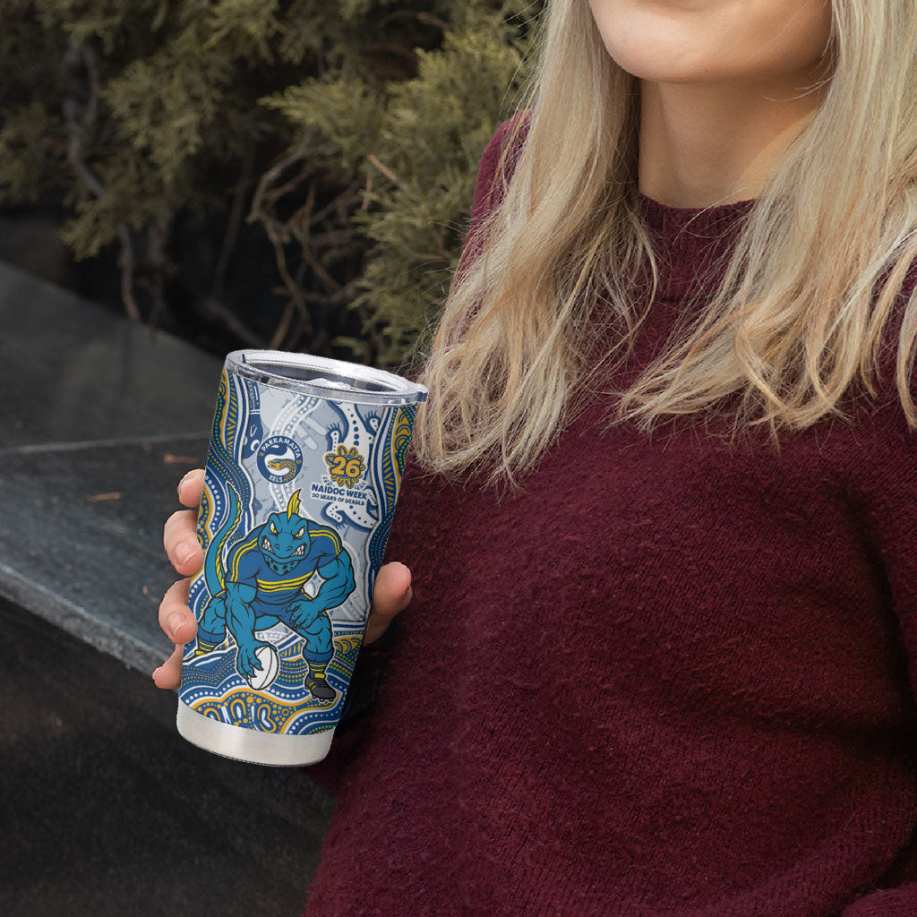 Parramatta Eels NAIDOC Week 2026 Tumbler Cup First Nations of Australia Aboriginal Mascot Rugby