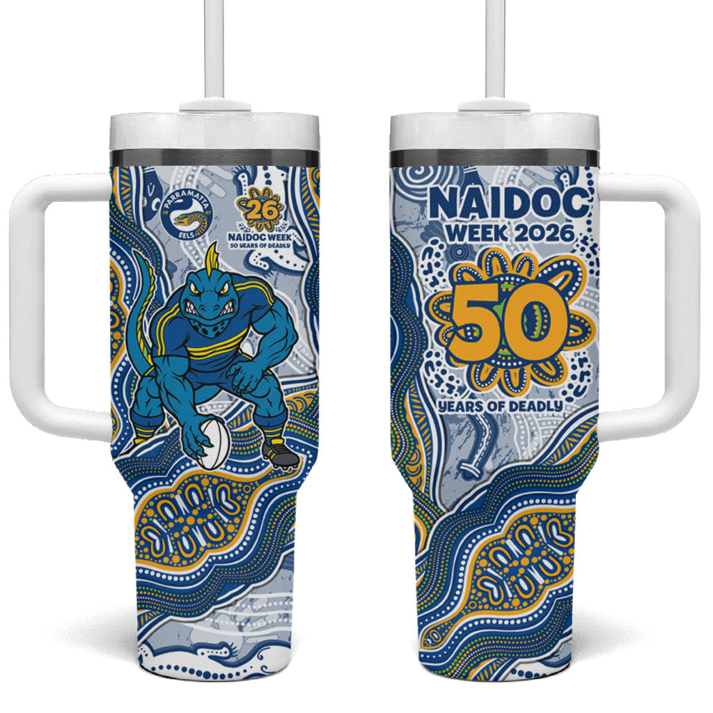 Parramatta Eels NAIDOC Week 2026 Tumbler With Handle First Nations of Australia Aboriginal Mascot Rugby