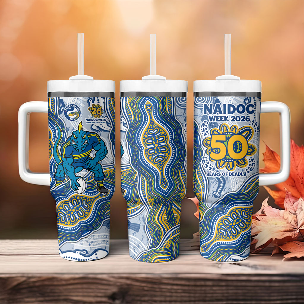 Parramatta Eels NAIDOC Week 2026 Tumbler With Handle First Nations of Australia Aboriginal Mascot Rugby