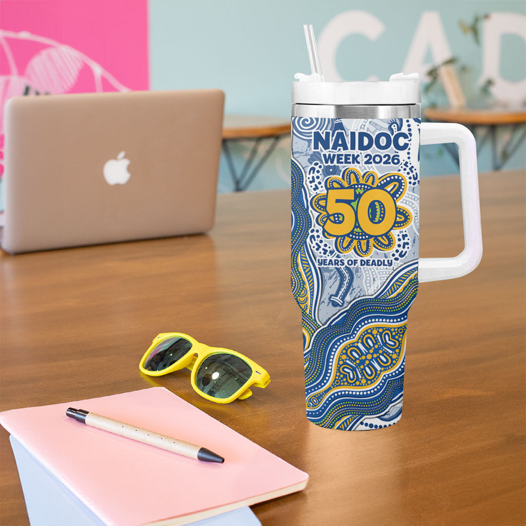 Parramatta Eels NAIDOC Week 2026 Tumbler With Handle First Nations of Australia Aboriginal Mascot Rugby