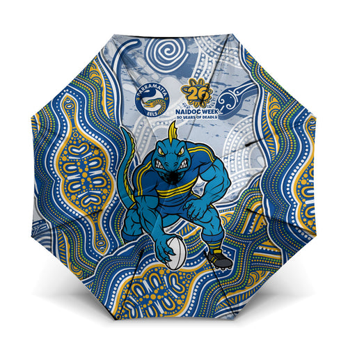 Parramatta Eels NAIDOC Week 2026 Umbrella First Nations of Australia Aboriginal Mascot Rugby