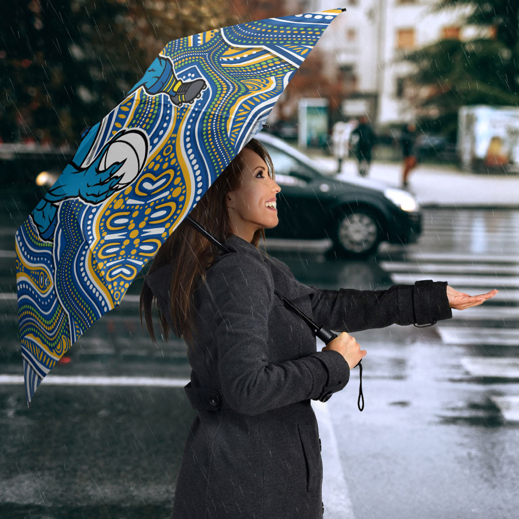 Parramatta Eels NAIDOC Week 2026 Umbrella First Nations of Australia Aboriginal Mascot Rugby