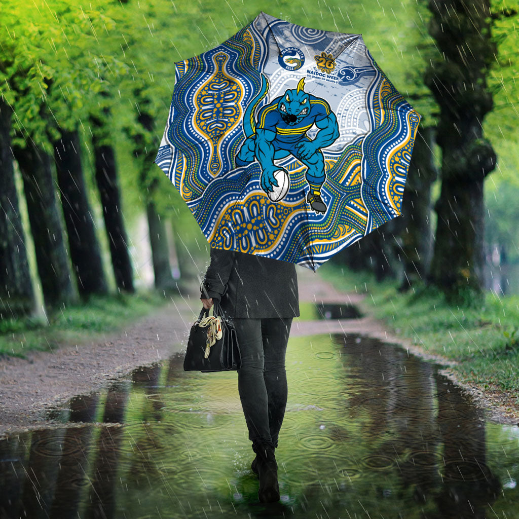 Parramatta Eels NAIDOC Week 2026 Umbrella First Nations of Australia Aboriginal Mascot Rugby