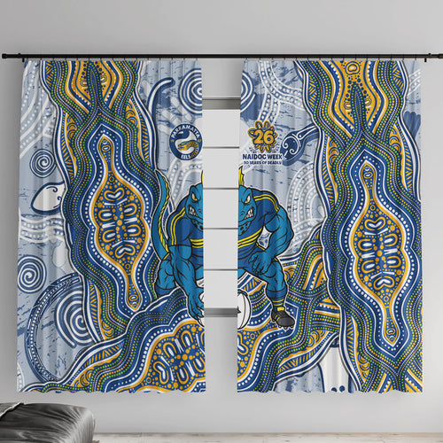 Parramatta Eels NAIDOC Week 2026 Window Curtain First Nations of Australia Aboriginal Mascot Rugby