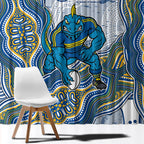 Parramatta Eels NAIDOC Week 2026 Window Curtain First Nations of Australia Aboriginal Mascot Rugby