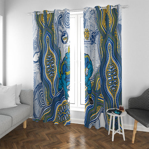 Parramatta Eels NAIDOC Week 2026 Window Curtain First Nations of Australia Aboriginal Mascot Rugby
