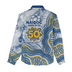 Parramatta Eels NAIDOC Week 2026 Women Casual Shirt First Nations of Australia Aboriginal Mascot Rugby