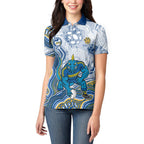 Parramatta Eels NAIDOC Week 2026 Women Polo Shirt First Nations of Australia Aboriginal Mascot Rugby