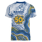 Parramatta Eels NAIDOC Week 2026 Women V-Neck T-Shirt First Nations of Australia Aboriginal Mascot Rugby