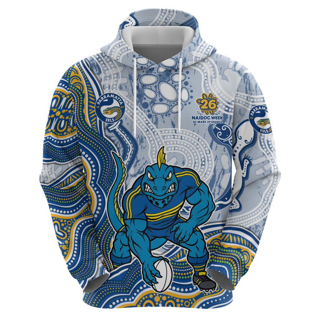 Parramatta Eels NAIDOC Week 2026 Zip Hoodie First Nations of Australia Aboriginal Mascot Rugby