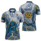 Parramatta Eels NAIDOC Week 2026 Zipper Polo Shirt First Nations of Australia Aboriginal Mascot Rugby