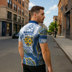 Parramatta Eels NAIDOC Week 2026 Zipper Polo Shirt First Nations of Australia Aboriginal Mascot Rugby