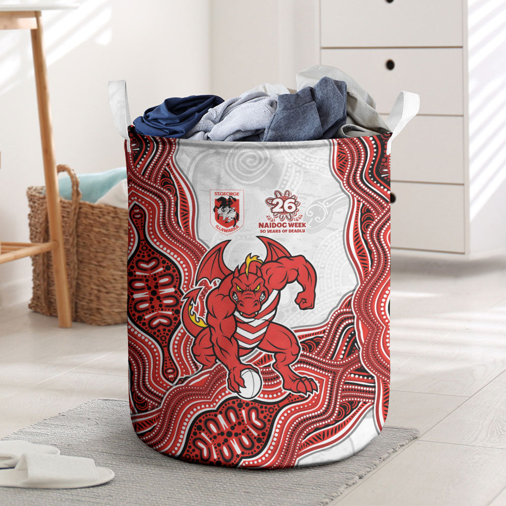 St. George Illawarra Dragons NAIDOC Week 2026 Laundry Basket First Nations of Australia Aboriginal Mascot Rugby
