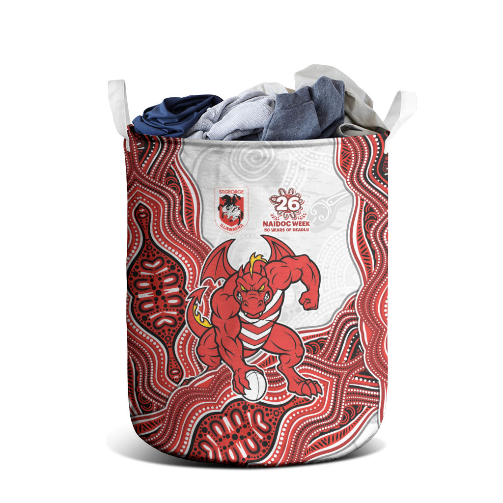 St. George Illawarra Dragons NAIDOC Week 2026 Laundry Basket First Nations of Australia Aboriginal Mascot Rugby