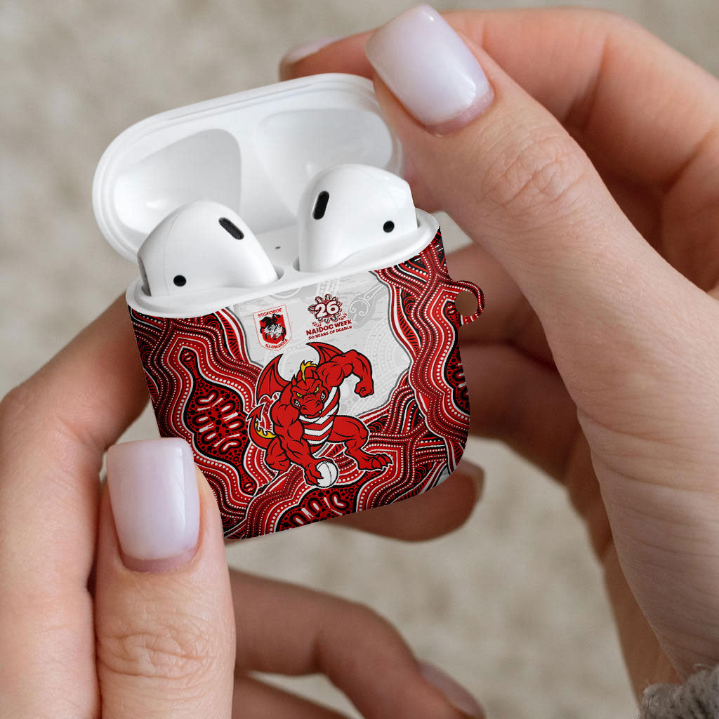 St. George Illawarra Dragons NAIDOC Week 2026 AirPods Case First Nations of Australia Aboriginal Mascot Rugby