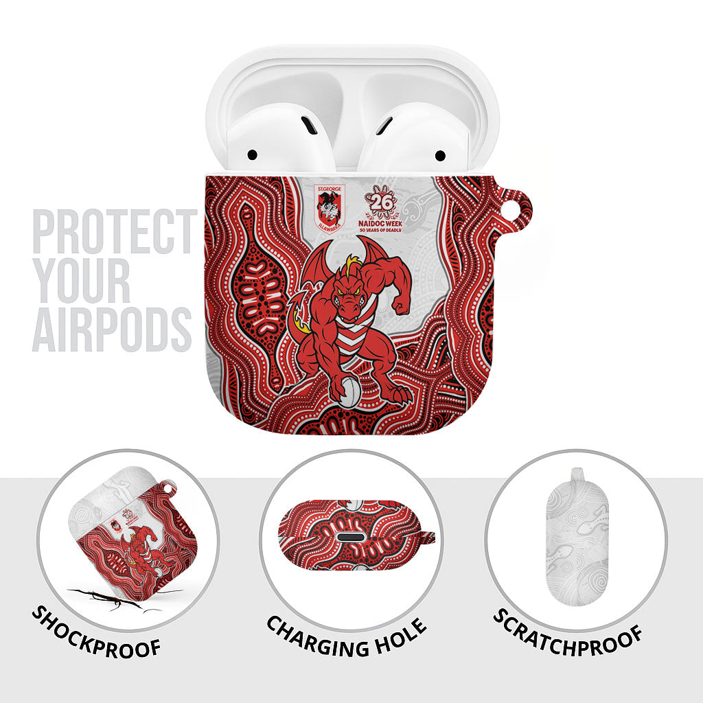 St. George Illawarra Dragons NAIDOC Week 2026 AirPods Case First Nations of Australia Aboriginal Mascot Rugby