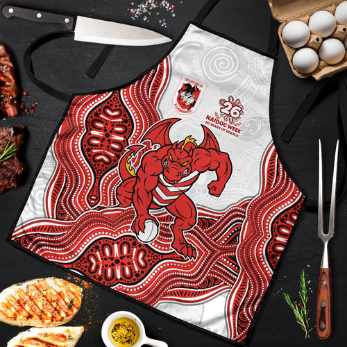 St. George Illawarra Dragons NAIDOC Week 2026 Apron First Nations of Australia Aboriginal Mascot Rugby