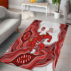 St. George Illawarra Dragons NAIDOC Week 2026 Area Rug First Nations of Australia Aboriginal Mascot Rugby
