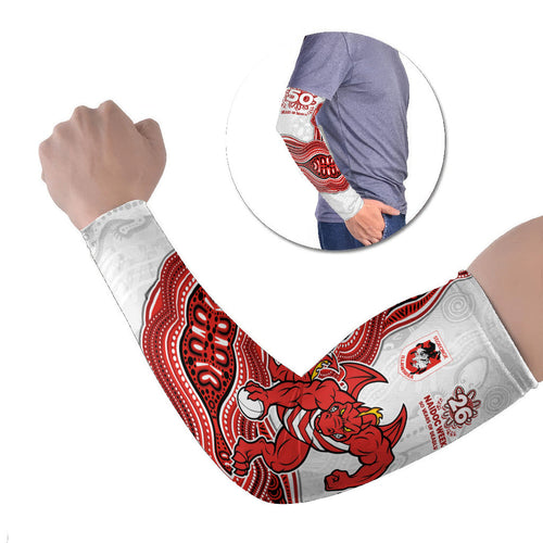 St. George Illawarra Dragons NAIDOC Week 2026 Arm Sleeves First Nations of Australia Aboriginal Mascot Rugby