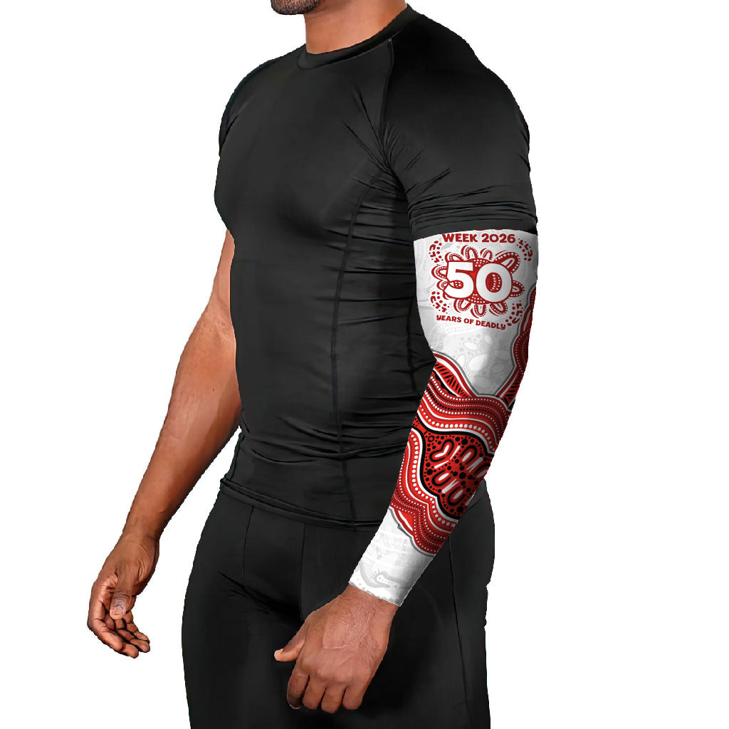 St. George Illawarra Dragons NAIDOC Week 2026 Arm Sleeves First Nations of Australia Aboriginal Mascot Rugby