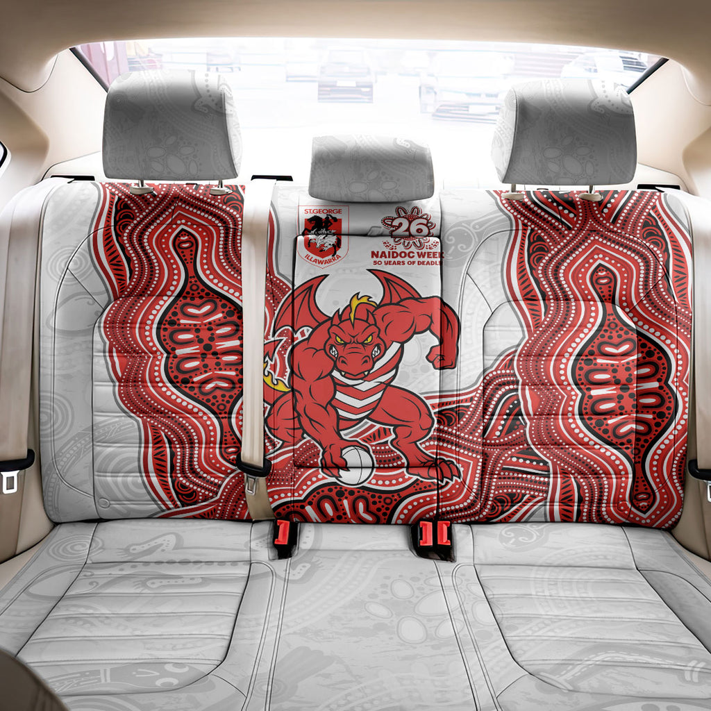 St. George Illawarra Dragons NAIDOC Week 2026 Back Car Seat Cover First Nations of Australia Aboriginal Mascot Rugby