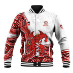 St. George Illawarra Dragons NAIDOC Week 2026 Baseball Jacket First Nations of Australia Aboriginal Mascot Rugby