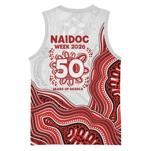 St. George Illawarra Dragons NAIDOC Week 2026 Basketball Jersey First Nations of Australia Aboriginal Mascot Rugby
