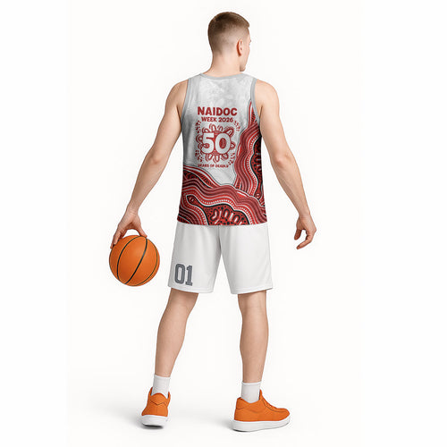 St. George Illawarra Dragons NAIDOC Week 2026 Basketball Jersey First Nations of Australia Aboriginal Mascot Rugby