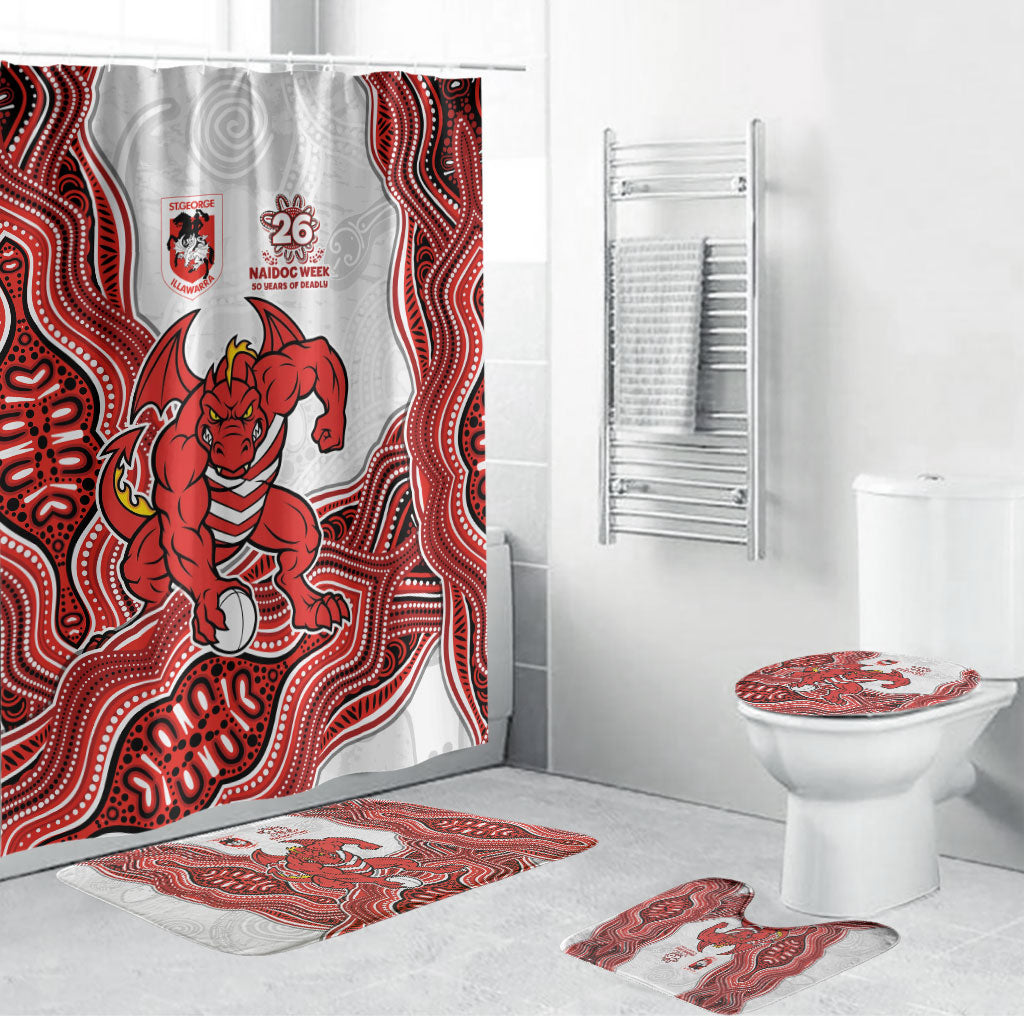 St. George Illawarra Dragons NAIDOC Week 2026 Bathroom Set First Nations of Australia Aboriginal Mascot Rugby