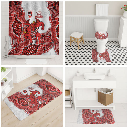 St. George Illawarra Dragons NAIDOC Week 2026 Bathroom Set First Nations of Australia Aboriginal Mascot Rugby