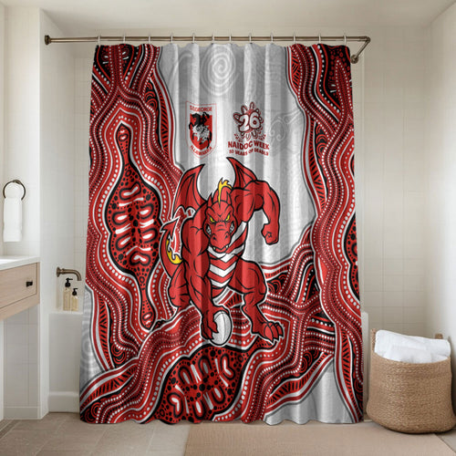St. George Illawarra Dragons NAIDOC Week 2026 Bathroom Set First Nations of Australia Aboriginal Mascot Rugby