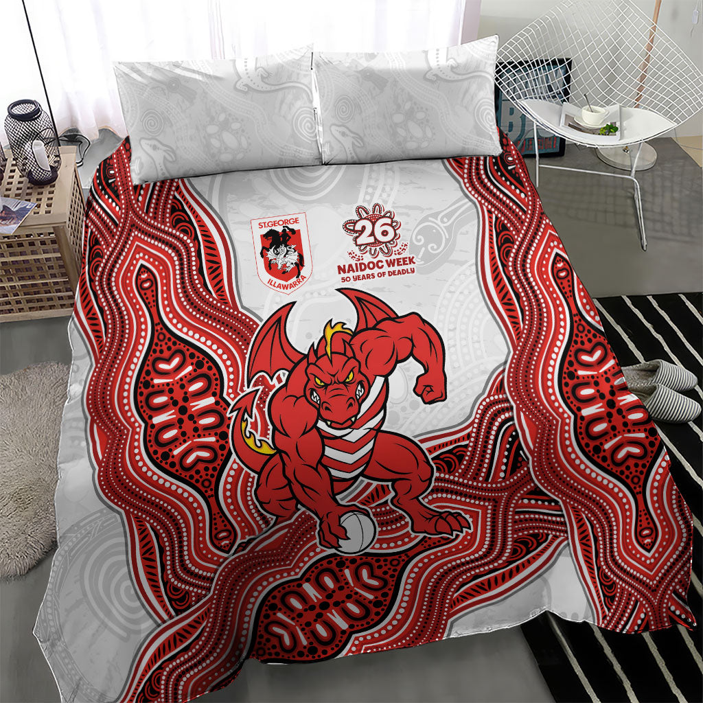 St. George Illawarra Dragons NAIDOC Week 2026 Bedding Set First Nations of Australia Aboriginal Mascot Rugby